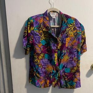 Anne Klein Multicolor Rayon‎ Shirt